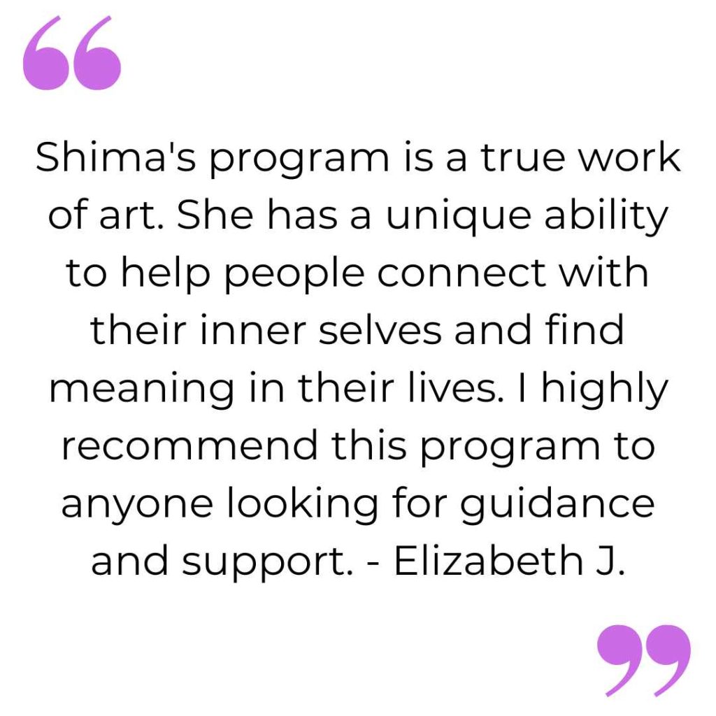Testimony about Shima Shad Rouh Coaching and Therapy Services at Infinite love Coaching Marbella Spain