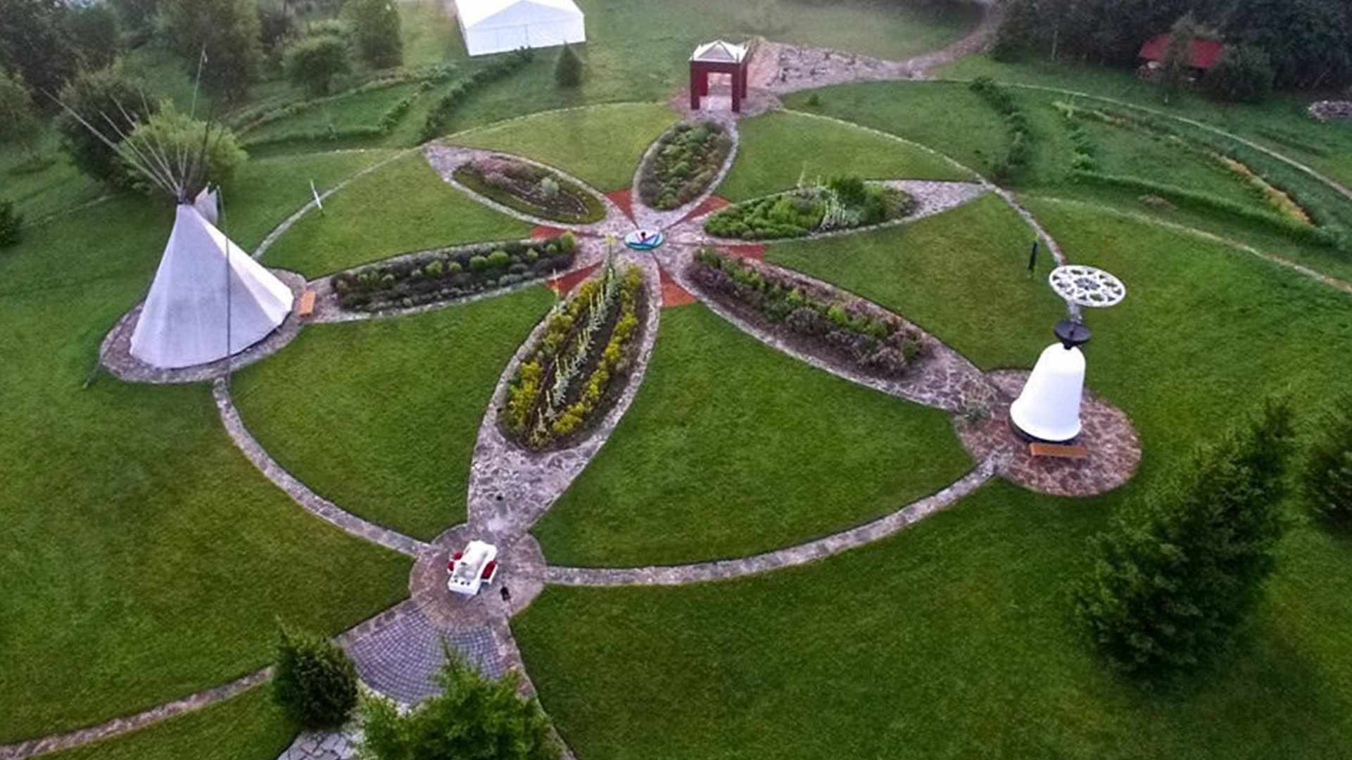 Sacred Geometry Garden — Infinite Love Healing Sanctuary