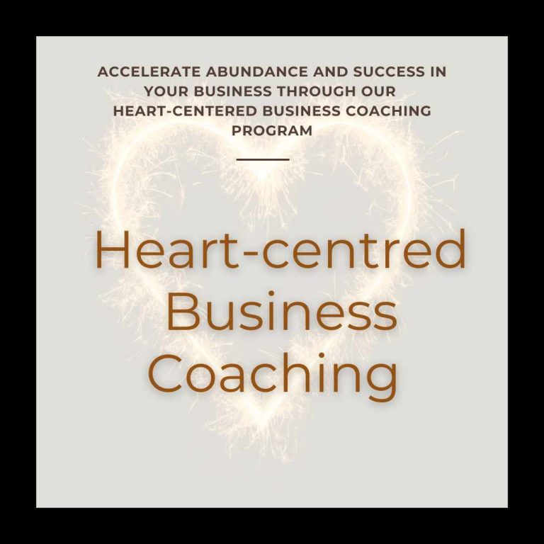 Heart-Centered Business Coaching by Shima Rhad Rouh at Infinite Love coaching academy, Marbella, costa del sol, Spain