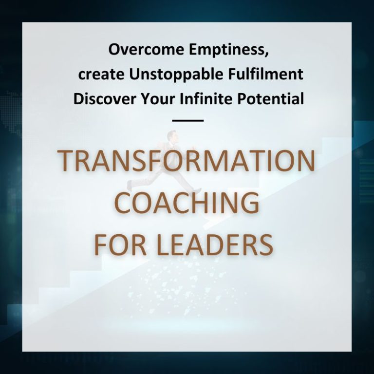 Transformation coaching for leaders by shima shad rouh