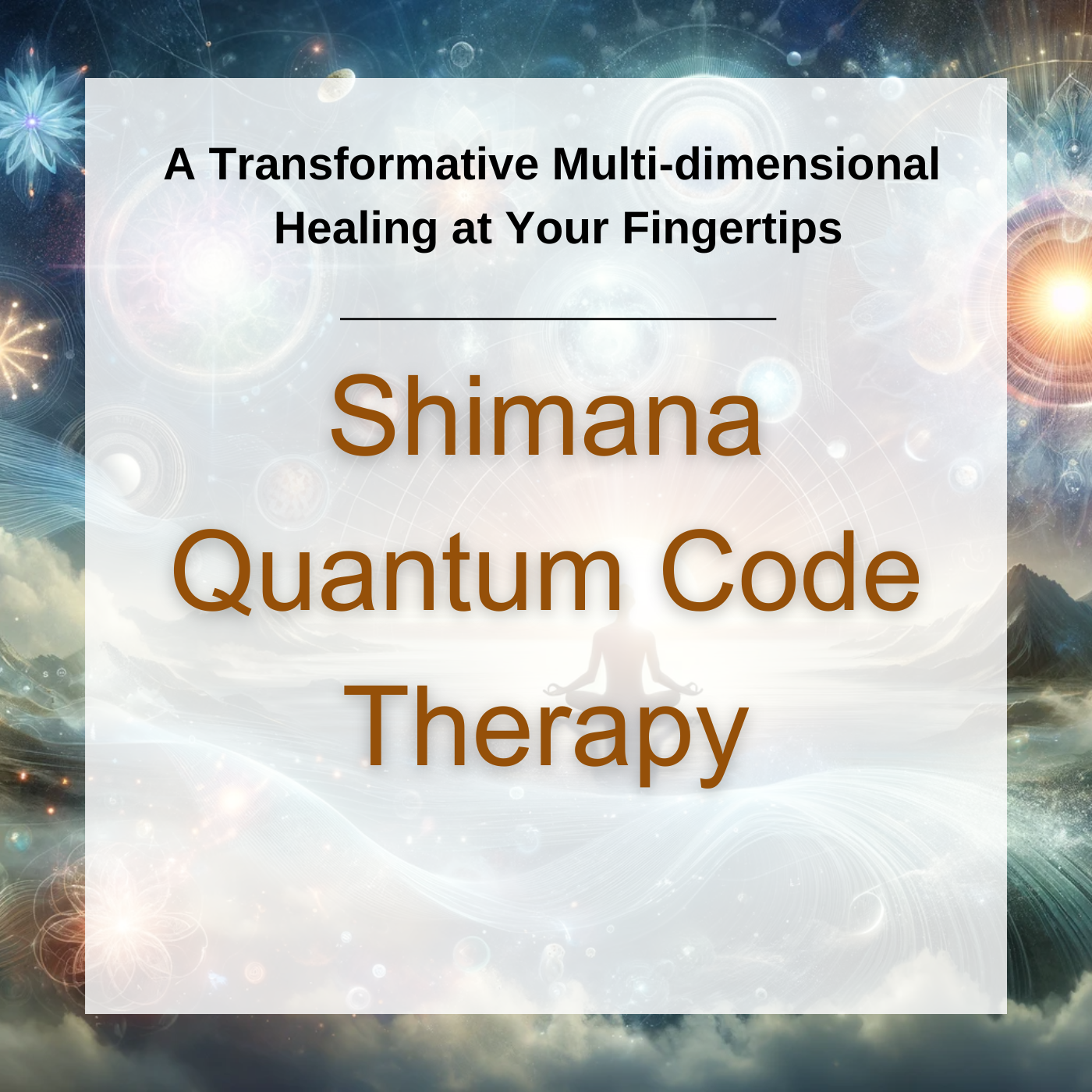 shimana quantum code therapy, a revolutionary multi dimensional healing technique created by shima shad rouh, where ancient healing modalities meet new age science.