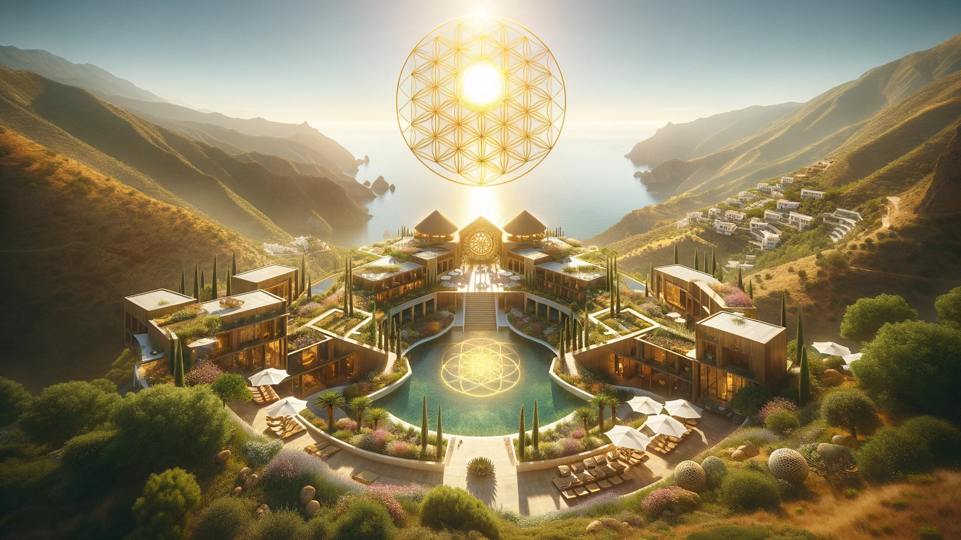 Infinite Love healing sanctuary by shima shad rouh in Alpujara mountains Spain