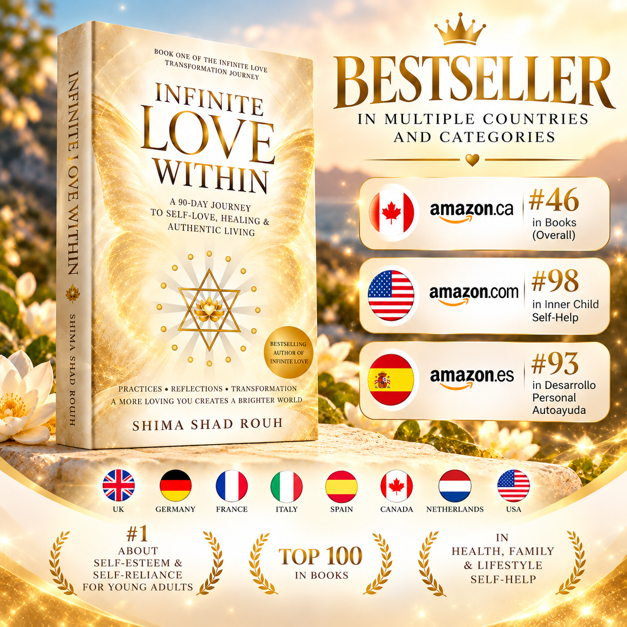 Infinite Love Within Amazon Bestseller Showcase by Shima Shad Rouh